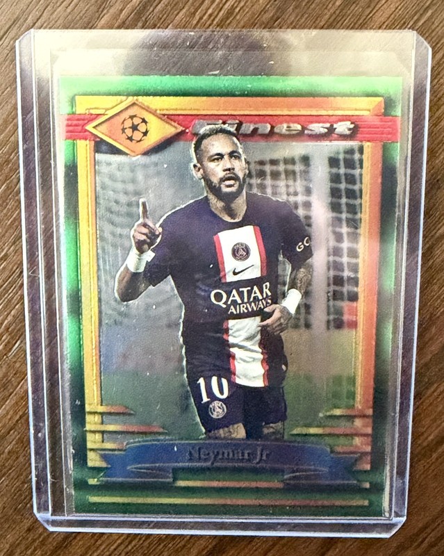 2022-23 Topps Finest Flashbacks NEYMAR JR. card # 80
