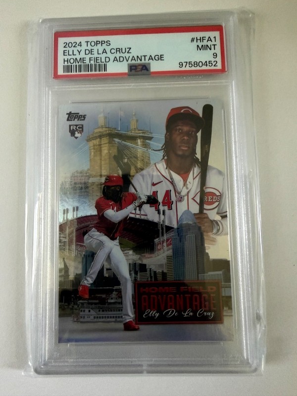 2024 Elly De La Cruz Topps Home Field Advantage PSA 9