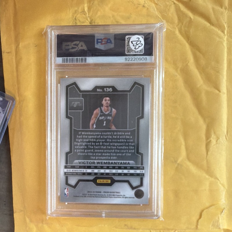 Chaser pack!!!! Prizm Victor Wembanyama Rookie 1/15 odds  view 2