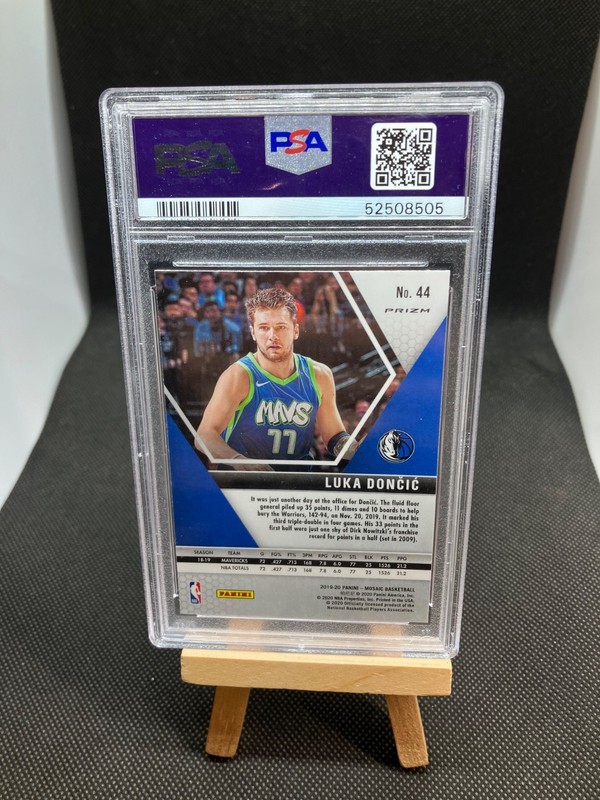Luka Doncic 2019-20 Panini Mosaic PINK CAMO PRIZM #44 PSA 10 GEM MINT 👀🏀🔥 view 2
