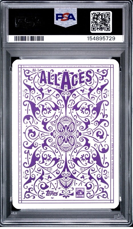 2023 TOPPS ALL ACES #AA1 NOLAN RYAN PSA 10 view 2