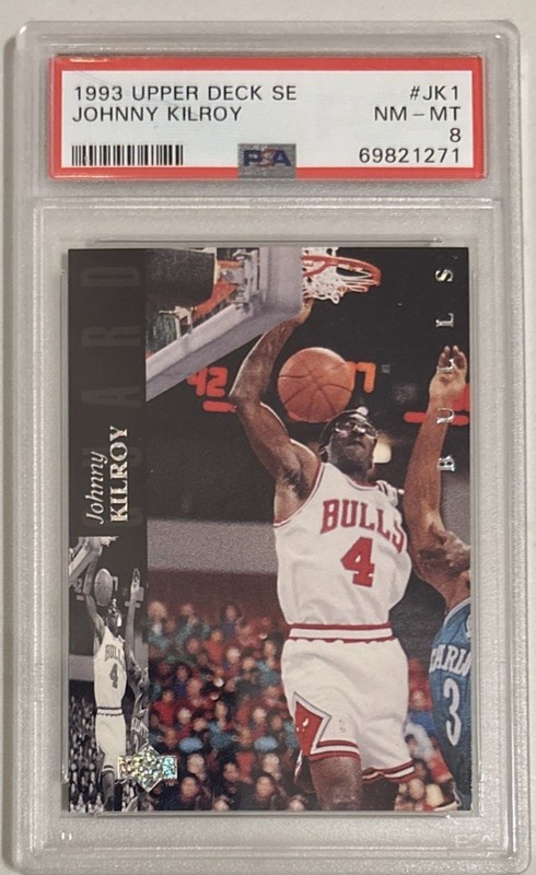 1993 Upper Deck SE Johnny Kilroy aka Michael Jordan PSA 8 NBA Chicago Bulls