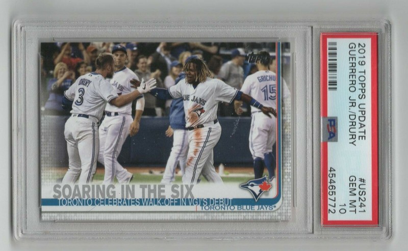 2019 Topps Update * Rookie Card * Vladimir Guerrero Jr * #US241 * PSA 10