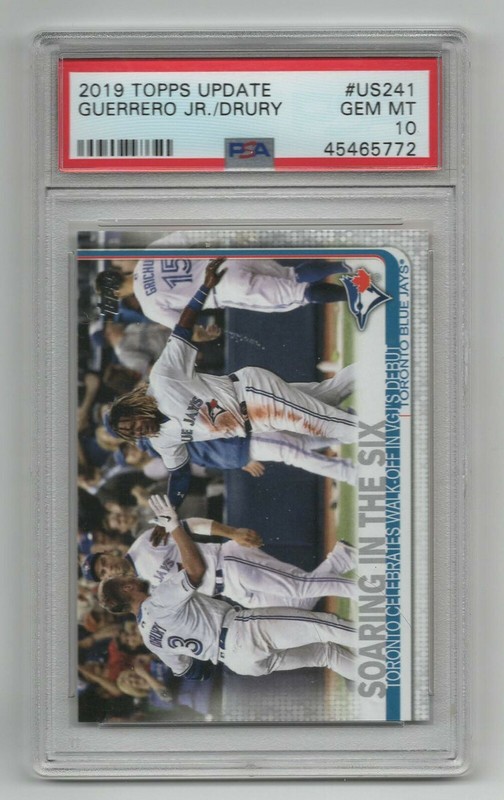 2019 Topps Update * Rookie Card * Vladimir Guerrero Jr * #US241 * PSA 10 view 2