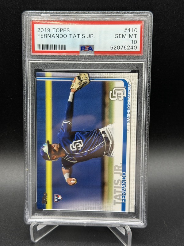 2019 Topps #410 Fernando Tatis Jr. Rookie RC PSA 10