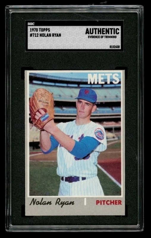 1970 Topps Nolan Ryan #712 SGC AUTHENTIC