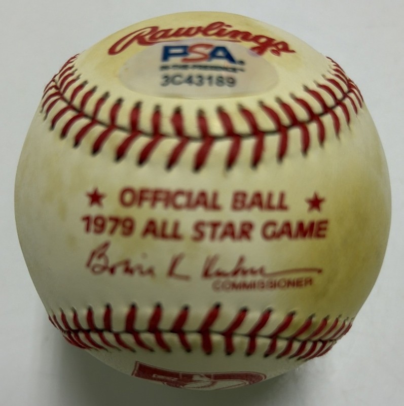 1979 Rawlings Nolan Ryan Signed All-Star Baseball PSA/DNA Certified 3C43189 HOF view 2