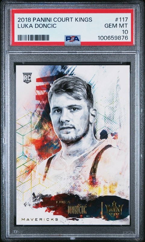 ✅ LUKA DONCIC 2018 PANINI COURT KINGS 117 RC ROOKIE LEVEL 1 SP PSA 10 GEM MINT