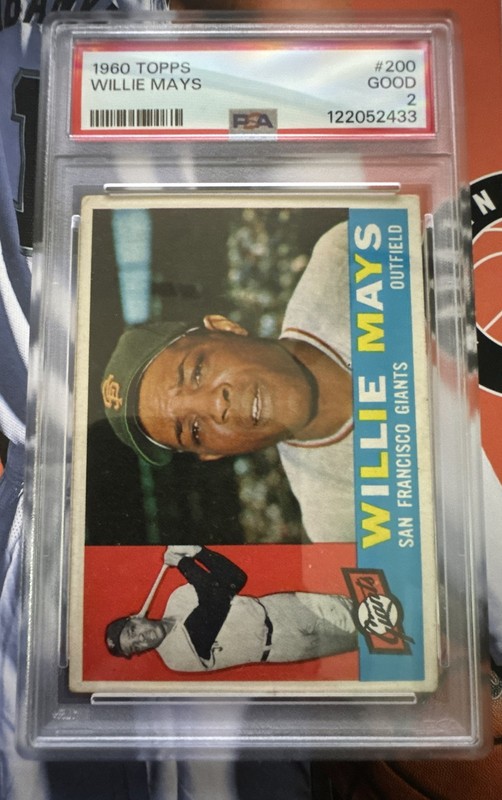 1960 Topps Willie Mays #200 PSA 2