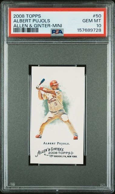ALBERT PUJOLS 2008 Topps A & G MINI #50 PSA 10 GEM MINT