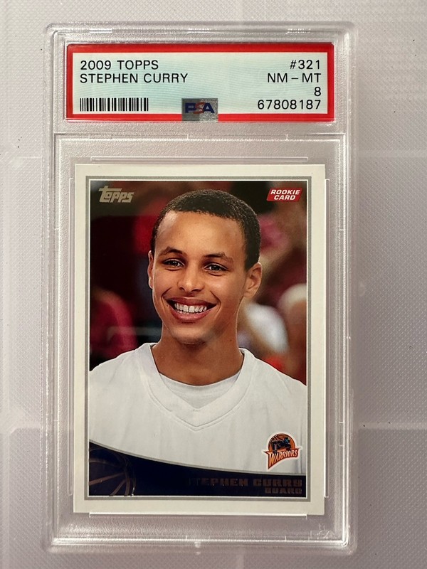 ✅ 2009-10 Topps Stephen Curry RC #321 Warriors PSA 8 Rookie INVESTMENT 🔥
