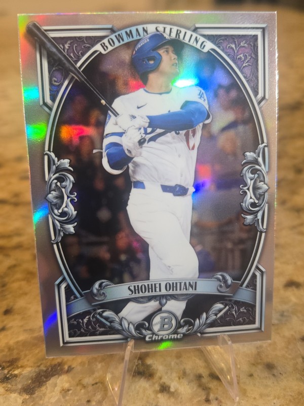  Bowman Sterling Shohei Ohtani ERROR Misprint Auto Disclaimer On Back Non-Auto