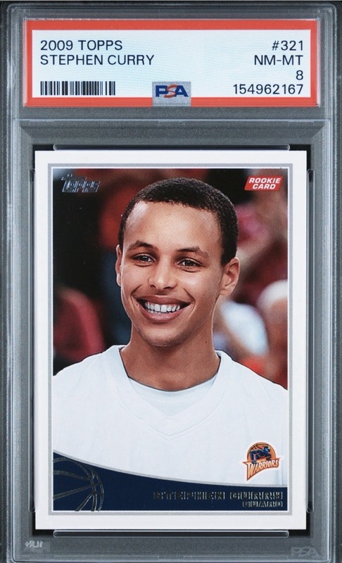 STEPHEN CURRY 2009 Topps #321 PSA 8 NM-MT Scarce STEPH ROOKIE RARE High Demand
