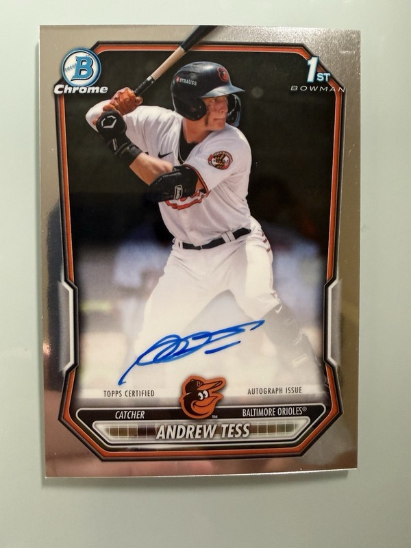 2026 Bowman Chrome 1st Andrew Tess #CPA-AT AUTO Orioles