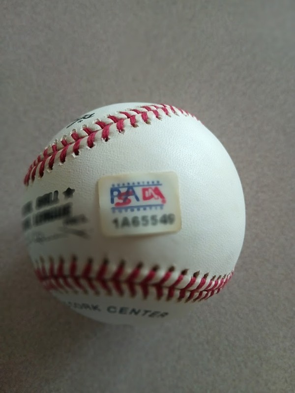 Duke Snider Signed Baseball Autograph Auto PSA/DNA view 2