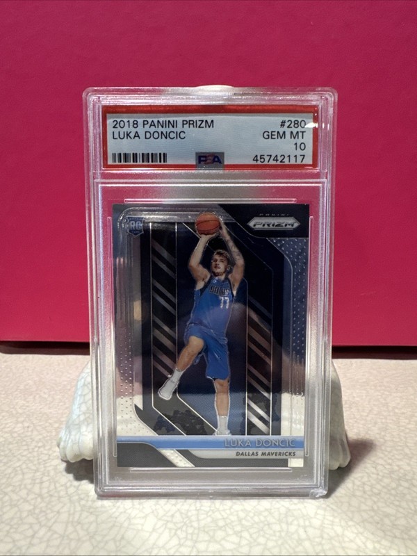 2018 Panini Prizm Luka Doncic #280 Rookie RC PSA 10