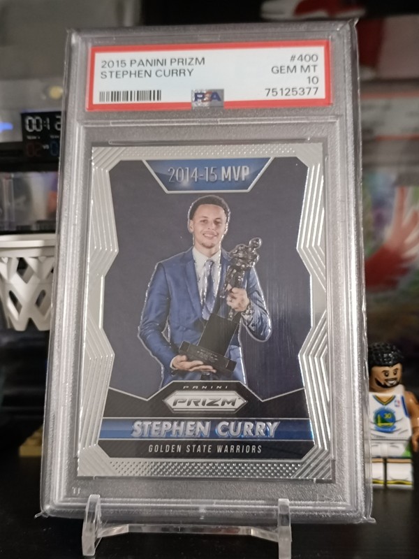 Stephen Curry 2015-16 Panini Prizm MVP #400 PSA 10 Unanimous MVP Year 