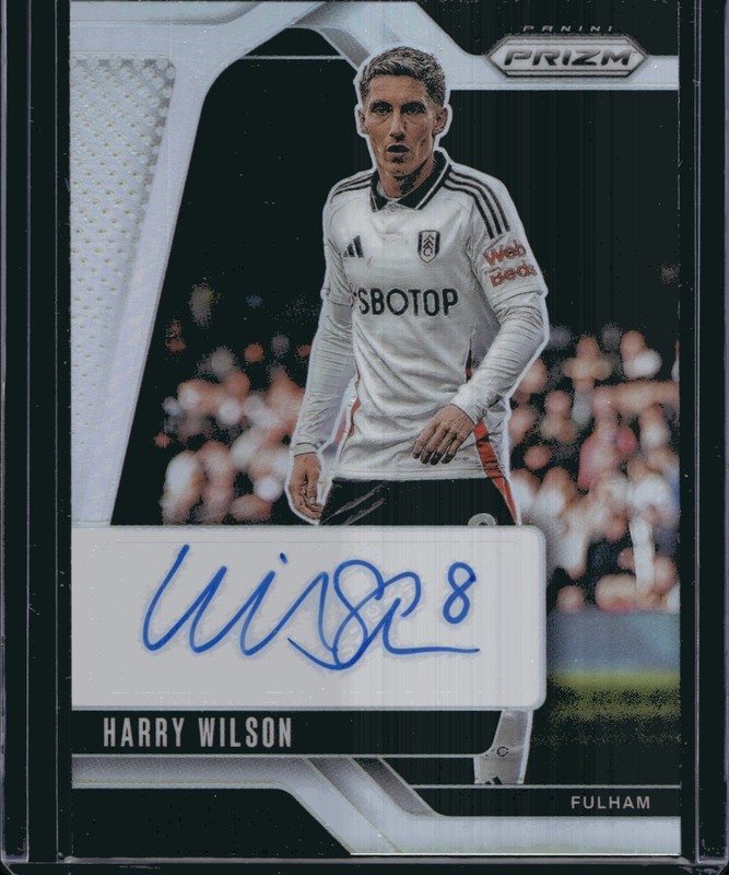 2024-25 Panini Prizm EPL Harry Wilson Silver Prizm Signatures Auto /99 #S-HW