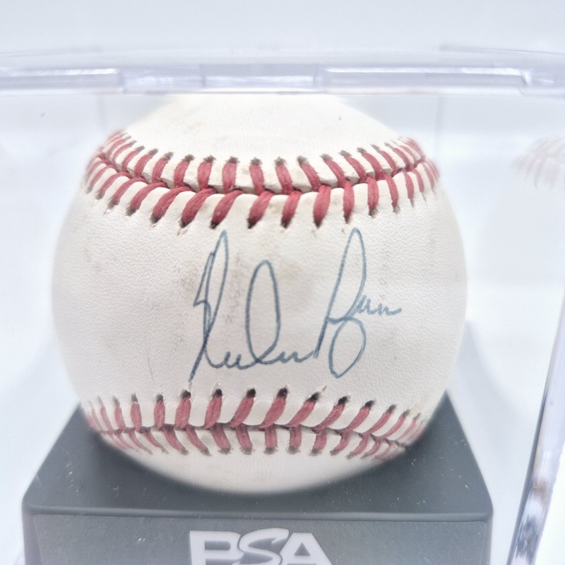 Nolan Ryan Signed Auto Baseball PSA DNA Certified AQ61939 Autograph view 2