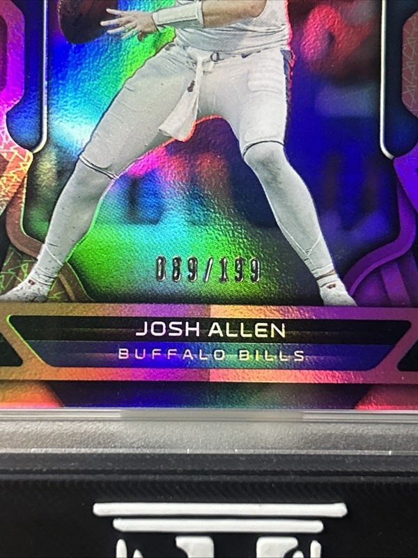 🔥Josh Allen 2022 Certified Mirror Pink SP #d To 199 Buffalo Bills PSA 9🔥 view 2