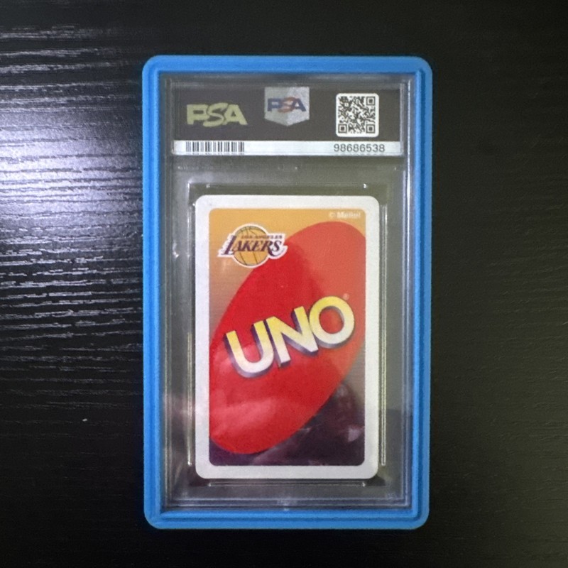 2007-2008 Kobe Bryant Uno blue psa 10 POP 4 view 2