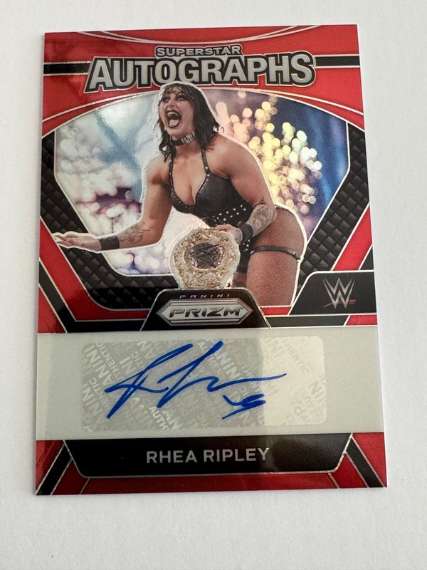 2024 Panini Prizm WWE Superstar Autographs Rhea Ripley #SA-RRP /99