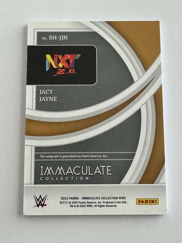 2022 Immaculate Collection WWE Jacy Jayne Shadowbox Signatures RC #/10  READ view 2