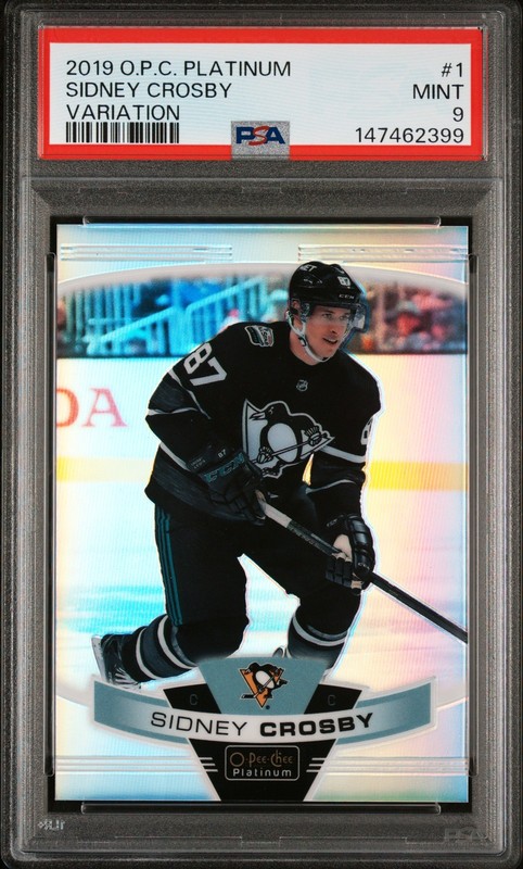 2019 O-Pee-Chee Platinum #1 Sidney Crosby Variation PSA 9 SSP
