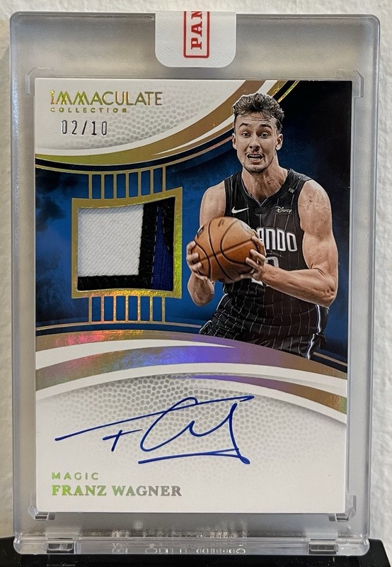 2024-25 Immaculate Franz Wagner Gold Patch Auto /10 Panini Sealed Magic
