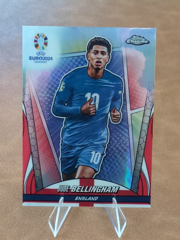 Jude Bellingham Hero Variation SP Ref Topps Chrome Euro 2024 England Real Madrid