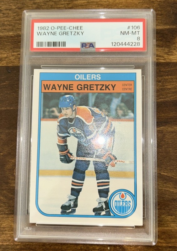 1982  O-Pee-Chee Wayne Gretzky 106 nicely CENTERED Beauty PSA 8 ++++ Oilers GOAT
