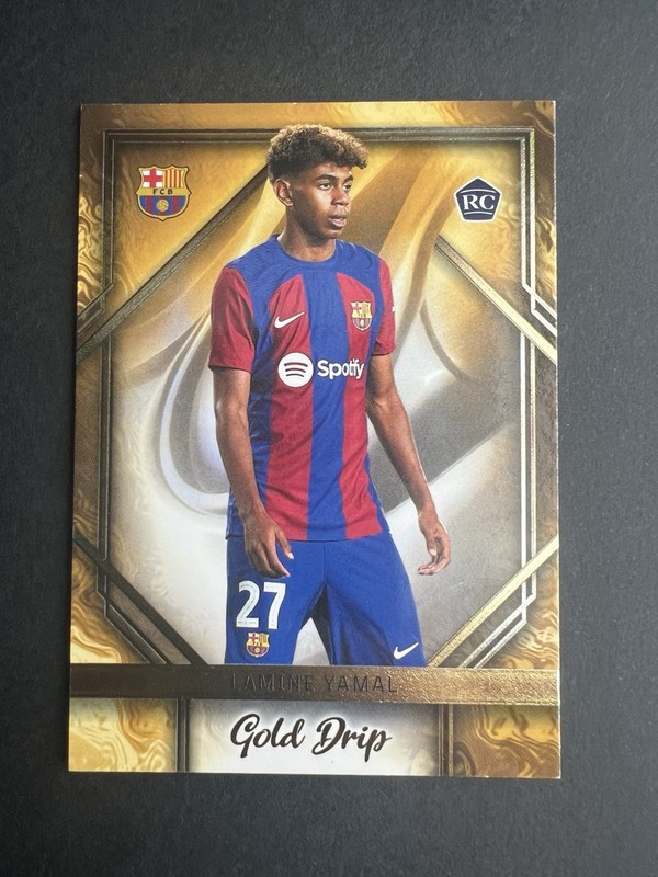 2024 Topps GOLD DRIP #GD-5 LAMINE YAMAL FC Barcelona (RC)