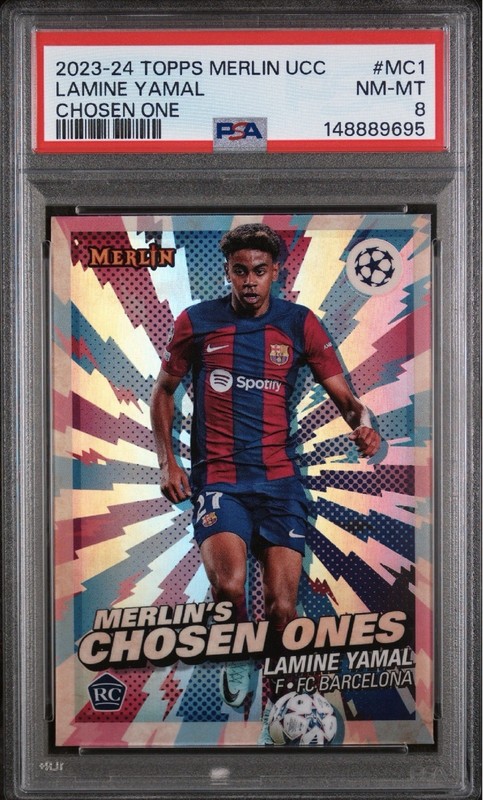 2023-24 Topps Merlin UCC - Merlin's Chosen Ones Lamine Yamal #MC-1 (RC)