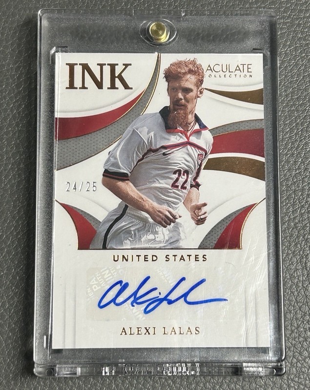 2021 Panini Immaculate Alexi Lalas 24/25 Auto Ink USMNT USA Soccer