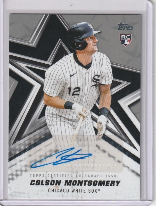 2026 Topps Baseball Stars Auto RC Colson Montgomery #BSA-CM Platinum 1/1