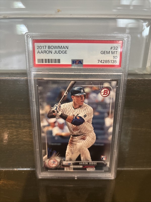 2017 BOWMAN AARON JUDGE  #32 PSA 10