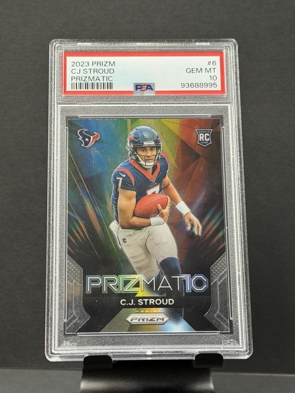 2023 Panini Prizm - CJ Stroud Prismatic Rookie #6 PSA 10 GEM MINT Houston Texans