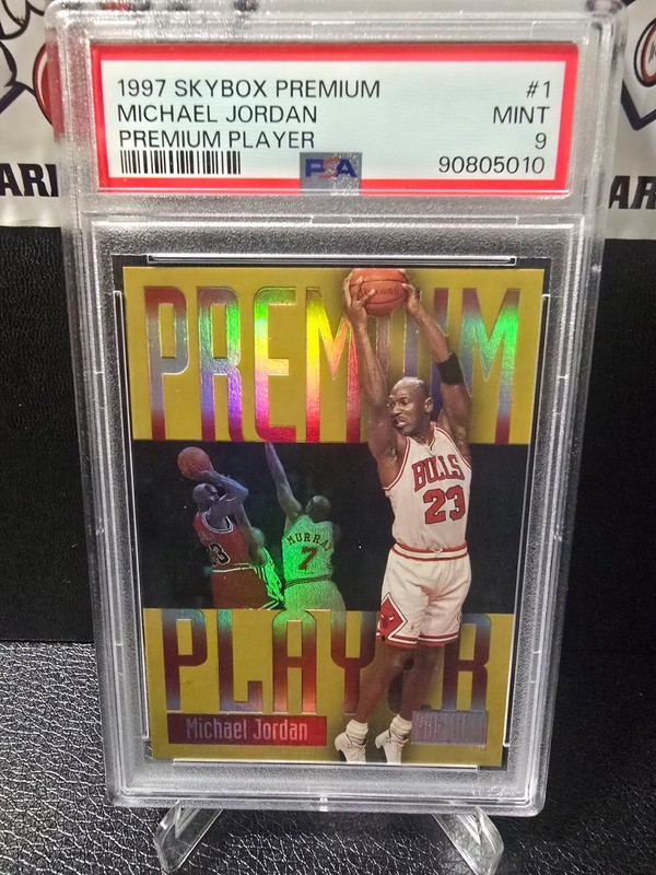 1997 Skybox Premium Players MICHAEL JORDAN #1 PSA 9 MINT 
