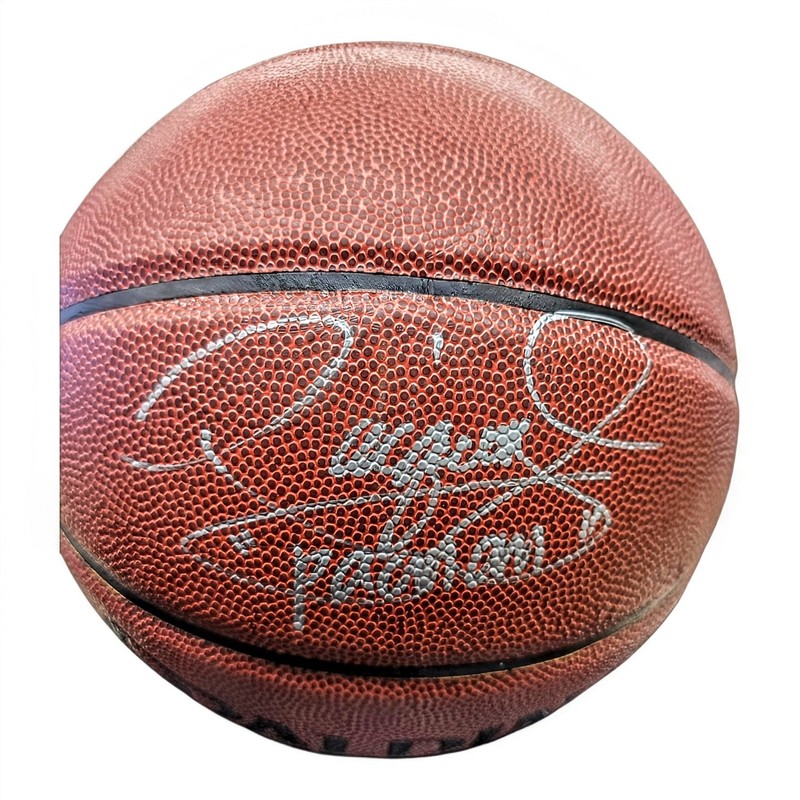Manny Pacquiao Autograph Signed Basketball with PSA
