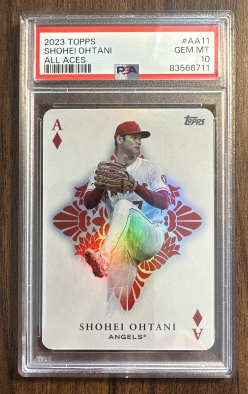2023 Topps Shohei Ohtani All Aces SP #AA-11 Angels PSA 10 GEM MINT 