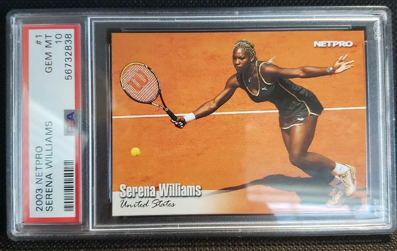 2003 Netpro Serena Williams #1 Rookie RC PSA 10 Gem Mint