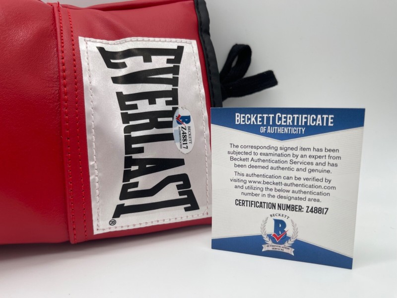 Canelo Alvarez Signed Everlast Boxing Glove Beckett BAS COA Z48817 PSA/DNA RARE view 2