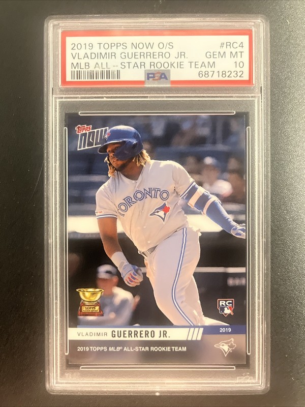 2019 TOPPS NOW All-Star Rookie #RC4 VLADIMIR GUERRERO JR PSA 10 GEM MINT JAYS RC