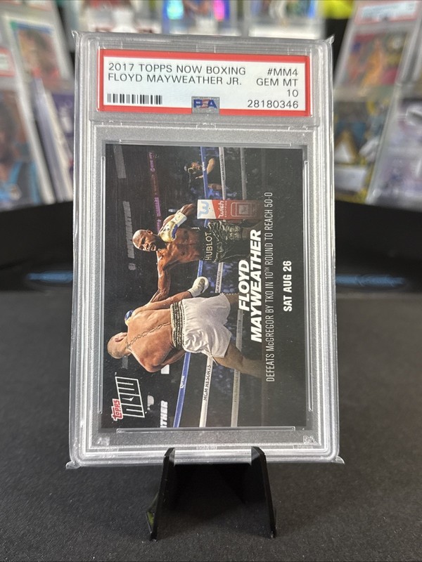 2017 Topps Now Card MM4 BOXING 🥊 PSA 10 Floyd Mayweather vs Conor McGregor