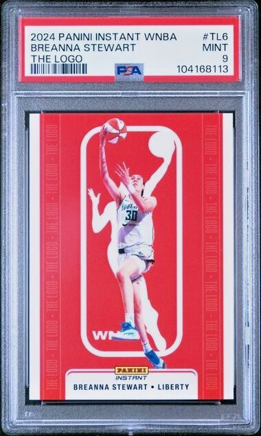 Breanna Stewart 2024 Panini Instant WNBA The Logo #TL6 PSA 9 New York Liberty