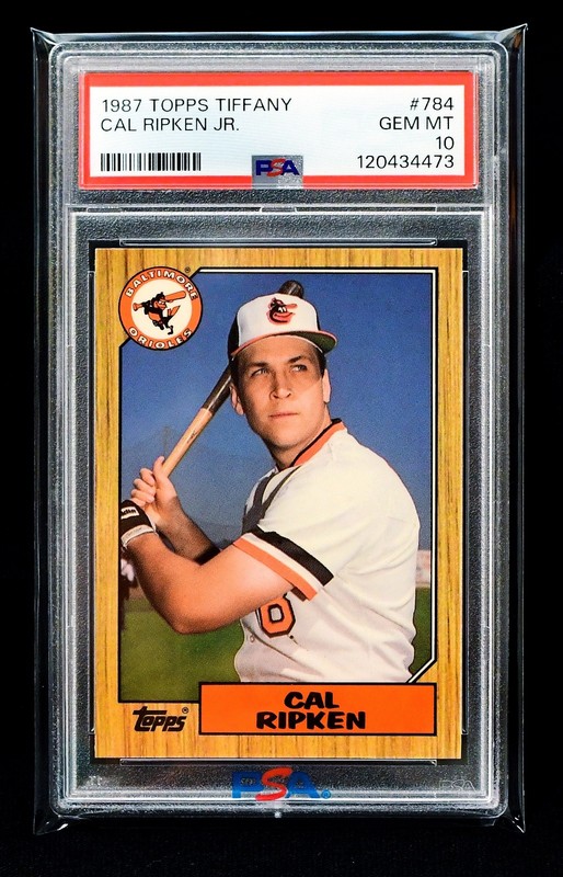 1987 Topps TIFFANY Cal Ripken, Jr. #784 - PSA 10 GEM MINT