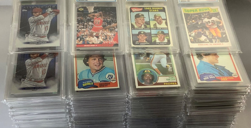 1970s-NOW HOFs/Stars/RCs 1-MYSTERY PICK OTC Certified Pre-Graded Slab Card view 2