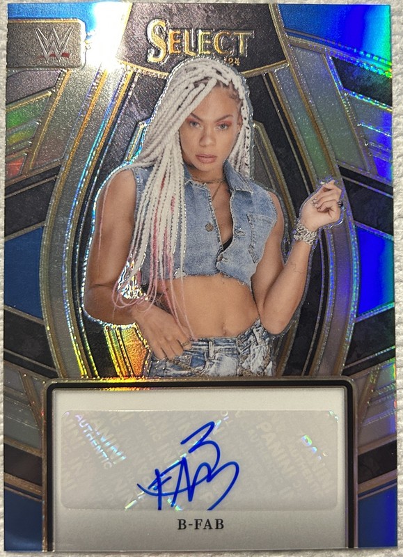 B-Fab Prizm Auto Panini WWE 2024 Select 
