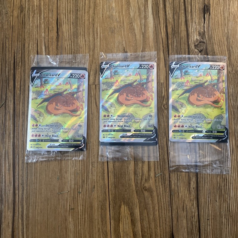 Charizard v SWSH260 Holo Promo Card Sword & Shield
