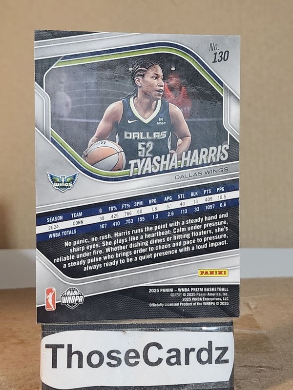 2025 Panini WNBA #130 Tyasha Harris view 2